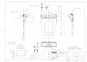 TOTO TCF5830YS#NW1+TCA350 取扱説明書 商品図面 施工説明書 分解図 ウォシュレット アプリコットP AP2A 施工説明書1